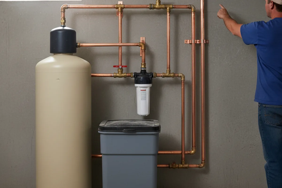 Whole-house water treatment system installed in Jacob